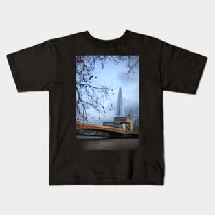 Shard on the London Bridge Kids T-Shirt